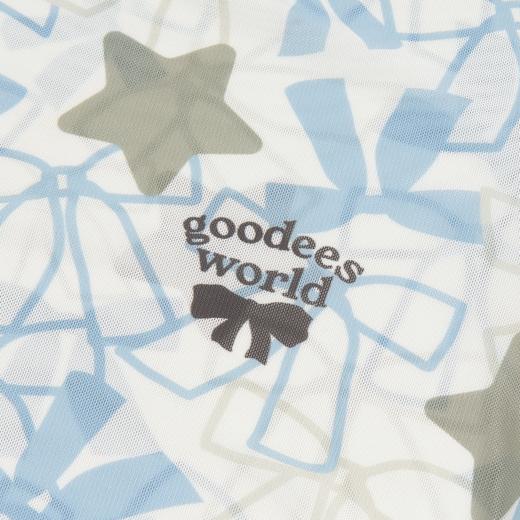 GOODBAI GOODEES 新款格纹撞色满印修身抽褶长袖T恤套头衫 商品图4