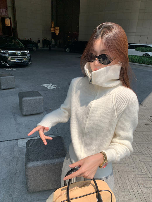 <曾小咸推荐> 2.19 现货秒杀 ！微信超特价！拉链短毛衣外套 日常159.99 立减70 秒杀89.99！！休闲裤 秒杀89.99！！ 商品图10