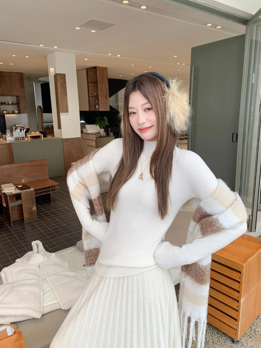 <曾小咸推荐>2.18现货秒杀 ！微信超特价！韩系羊羔毛连帽马甲 日常259.99 立减150 秒杀109.99！！ 商品图14