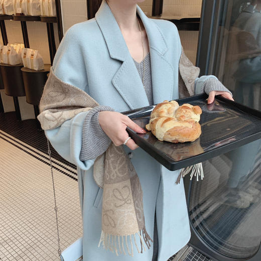 金蘑菇菇【黑标2代｜新材质骆马绒】Llama骆马保暖双面呢大衣 商品图2