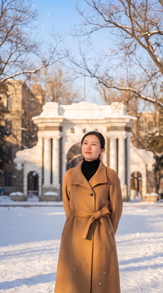 IC同款烟囱领简约版双面手工大衣（附腰带） 商品图0