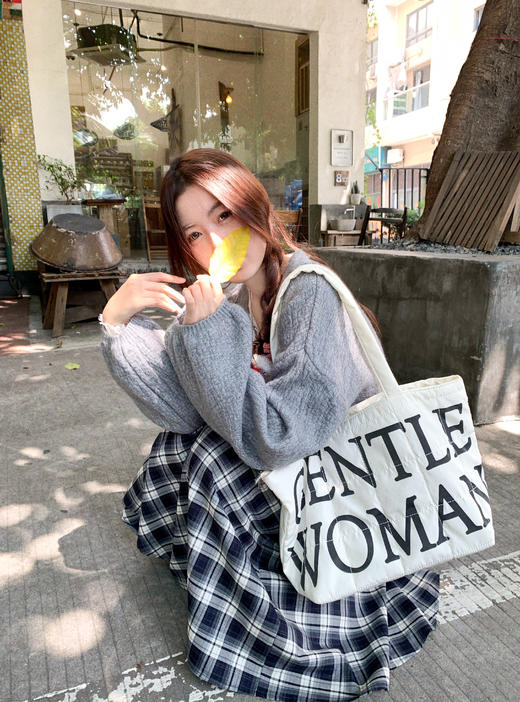 <曾小咸推荐> 2.18 现货秒杀 ！微信超特价！韩系灯笼袖针织开衫 日常169.99 立减80 秒杀89.99！！ 商品图5