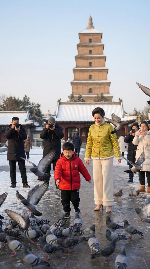 对门襟中式领加水貂毛夹棉外套 商品图2