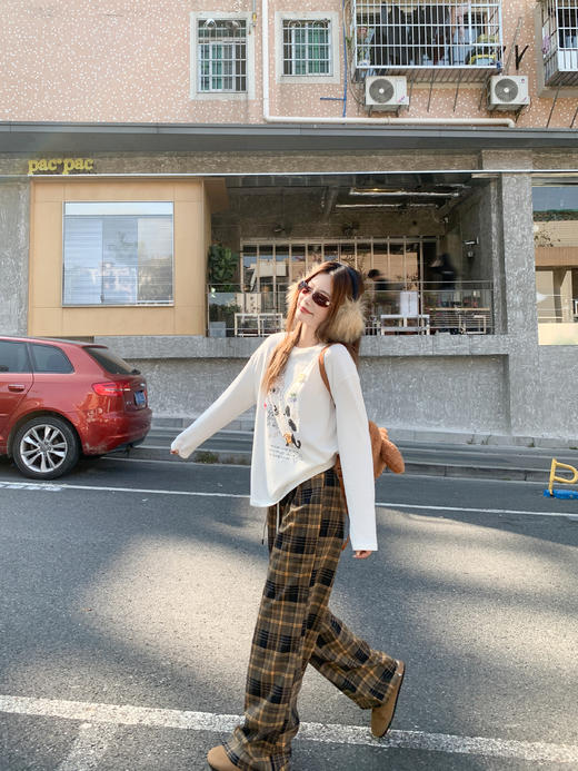 <曾小咸推荐>3.17现货秒杀 ！微信超特价！韩系卡通印花长袖t 日常159.99 立减90 秒杀69.99！！ 商品图6