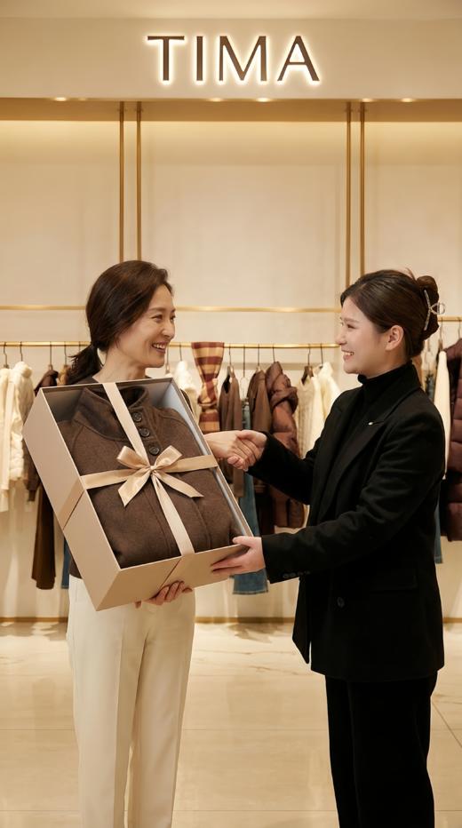 LIN HN 加扣立领系带双面手工大衣 商品图7