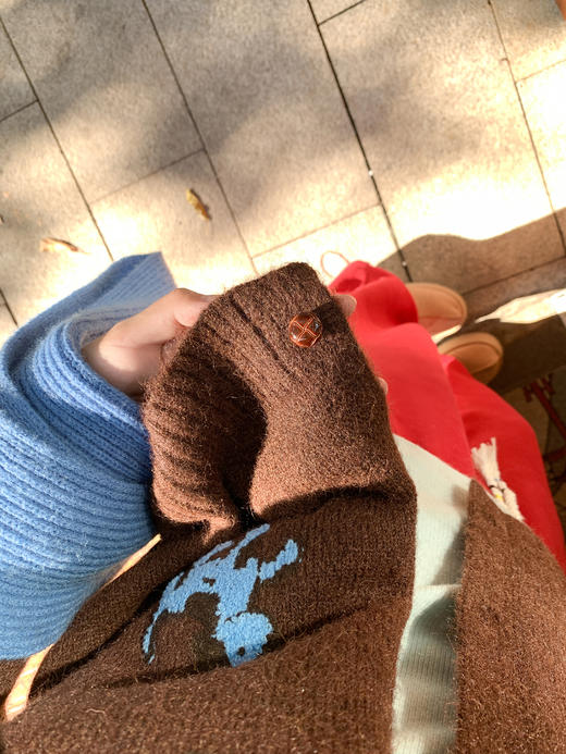 <曾小咸推荐> 2.18 现货秒杀 ！微信超特价！韩系复古刺绣针织开衫 日常229.99 立减140 秒杀89.99！！ 商品图7