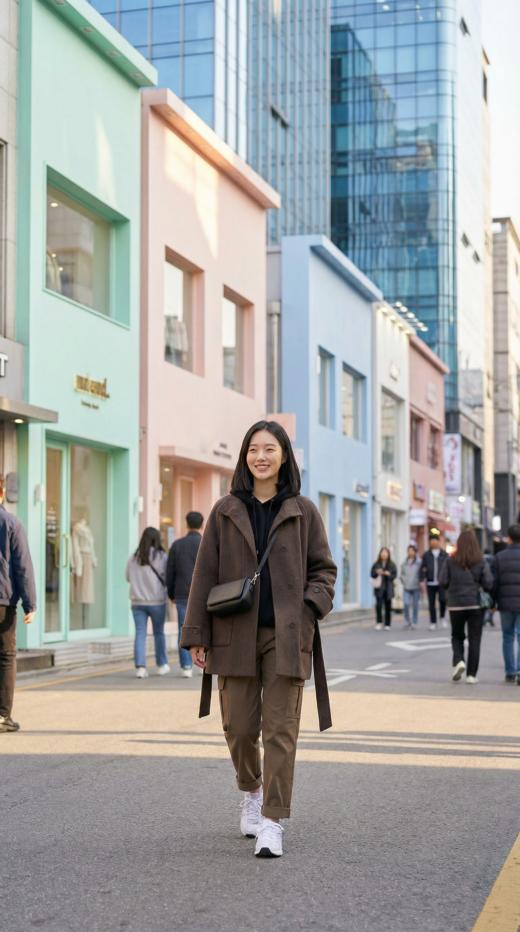 LIN HN 加扣立领系带双面手工大衣 商品图0