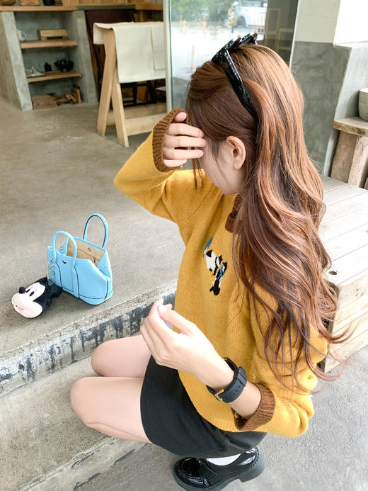 <曾小咸推荐> 2.18 现货秒杀 ！微信超特价！ 韩系刺绣小猫毛衣 日常199.99 立减110 秒杀89.99！！ 商品图7