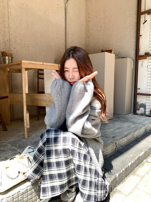<曾小咸推荐> 2.18 现货秒杀 ！微信超特价！韩系灯笼袖针织开衫 日常169.99 立减80 秒杀89.99！！ 商品图10