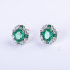 【四时和美】祖母绿耳钉-CB12406032 商品缩略图1