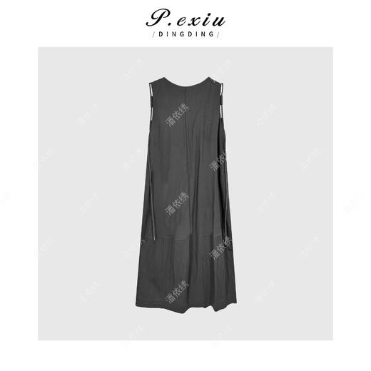 04-3潘依绣丁丁宠粉法式褶皱U领背心连衣裙Q31211 商品图1