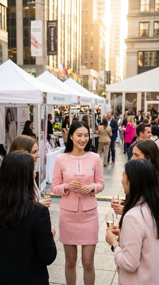 法式千金假两件收腰蝴蝶结连衣裙 商品图3