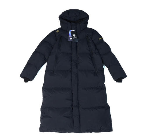 韩单正品迪桑特长款连帽羽绒服 男女同款，尺码90 100 110 商品图0