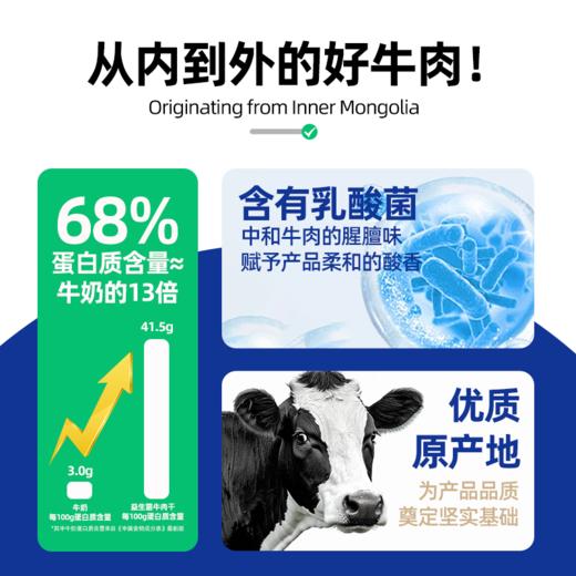 【每刻精选】蒙味传奇乳酸菌牛肉干100g 商品图1