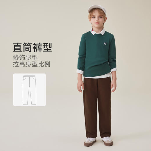 【英氏】【120-170】男女童春秋款休闲百搭卫裤 商品图2
