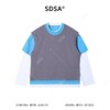 26011SDSA男装2026新款高贵轻奢韩版撞色拼接假两件长袖T恤百搭时尚 商品缩略图1