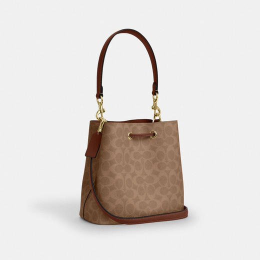 196395877881 COACH 蔻驰ROWAN 21老花斜挎子母水桶包CBH07 商品图2