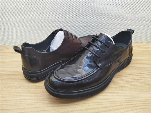 豪行春季新款13173116牛皮真皮商务休闲男鞋皮鞋单鞋 商品图2