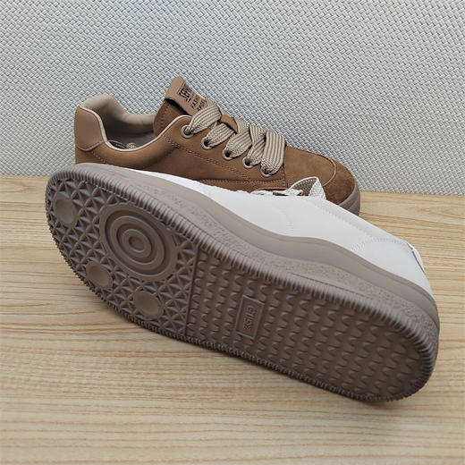 2024豪行秋冬新款24317011真皮运动休闲低跟女鞋单鞋皮鞋 商品图4