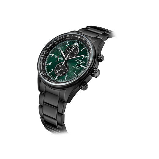 西铁城日本官方正品新款FF系列飞行风钢带光动能手表男CA0775-87X 商品图3