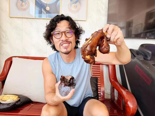 黑猪卤猪肉系列| 村里杀的黑猪制作而成，猪蹄，猪皮，猪头肉，各种内脏，香而不腻，加了一点盐，不是很咸，会有黑色毛根，介意慎拍⭐️顺丰快递 商品图2