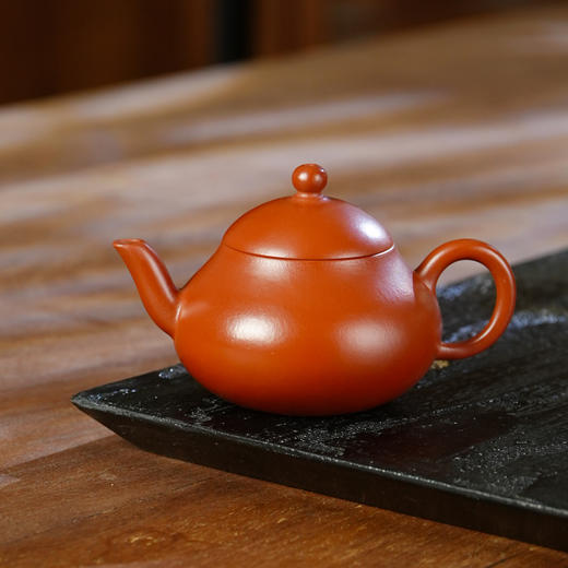 蔡志君/原矿大红袍朱泥宜兴紫砂茶壶紫砂壶功夫茶泡茶壶朱泥紫砂茶具 商品图2