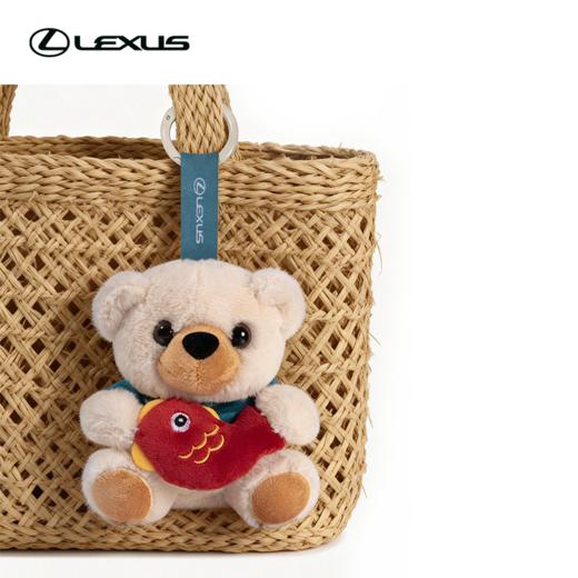 年年有鱼小熊钥匙链 商品图0