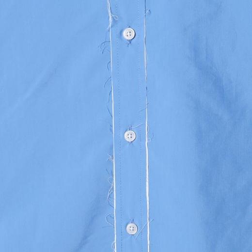 2103SDSA男装2026新款高贵轻奢时尚潮牌裁剪纯色长袖衬衫百搭休闲衬衣 商品图3