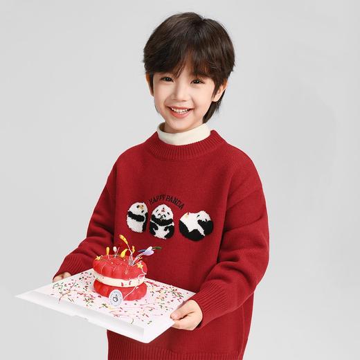 男童加厚毛衣款2025秋冬新款儿童男孩加厚套头针织衫毛线衣冬装 商品图1