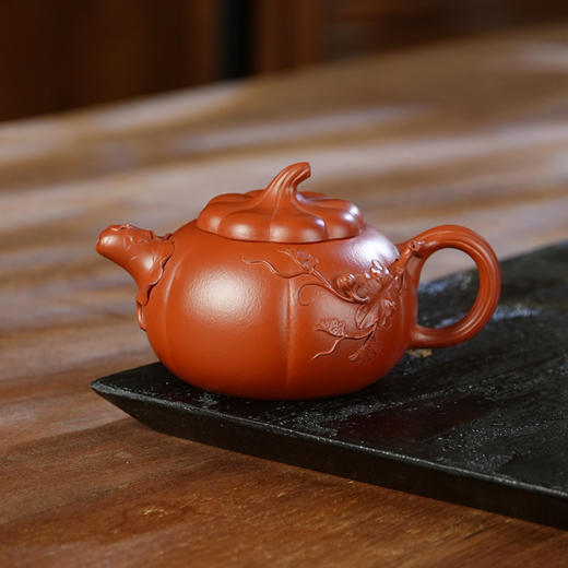 蔡志君/原矿大红袍朱泥宜兴紫砂茶壶紫砂壶功夫茶泡茶壶朱泥紫砂茶具 商品图11