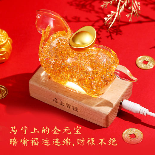 【春节不打烊】十二生肖天气预报瓶，金猪报喜/马上有钱【G】 商品图3