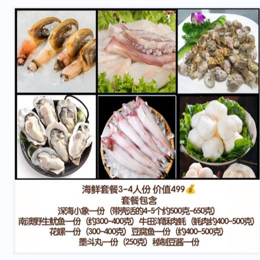 海鲜套餐3-4人份（特惠价499元） 商品图0