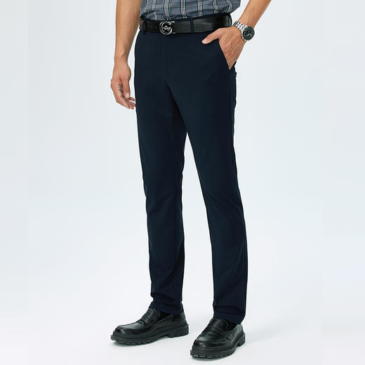 德鲨2026春季新款弹力休闲裤男青年直筒百搭裤子男装长裤 商品图1