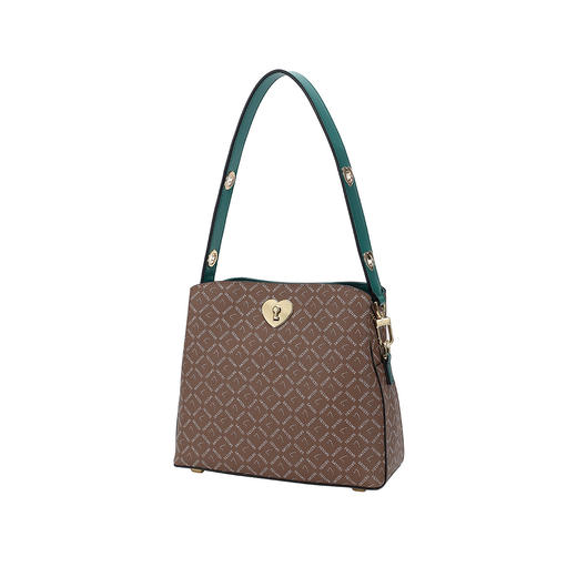 6927028196628 沙驰satchi 时尚出游单肩包经典老花斜挎包休闲水桶包【节日礼物】送爱人 商品图1