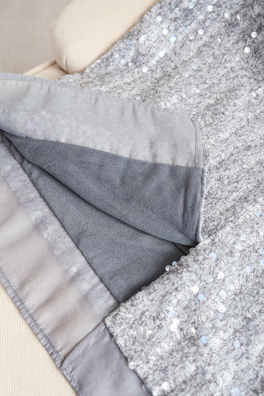 香槟笙歌|流光薄绒网纱拼接半裙 商品图6