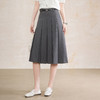 「自」全新升级【铂金会员146/天猫199/差价53】(13255)洛诗琳气质西装百褶半身裙2026春季新款百搭中长款遮胯显瘦a字裙 商品缩略图0