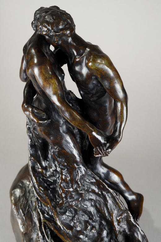 独角鹿西洋古董19世纪法国雕塑家卡米耶·克洛岱尔限量青铜雕塑作品《华尔兹》 商品图6