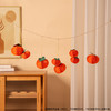 春节不打烊【柿柿如意❗️喜气洋洋】2026新年装饰柿子小灯笼盆栽植物蜂窝球小挂件福桶材料。jd 商品缩略图2