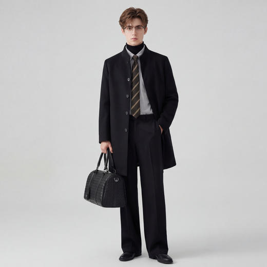 限量款男士白鸭绒大衣 商品图4