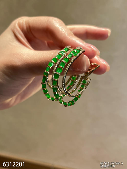 6312201，随形耳坠。具体价格微信咨询 商品图2