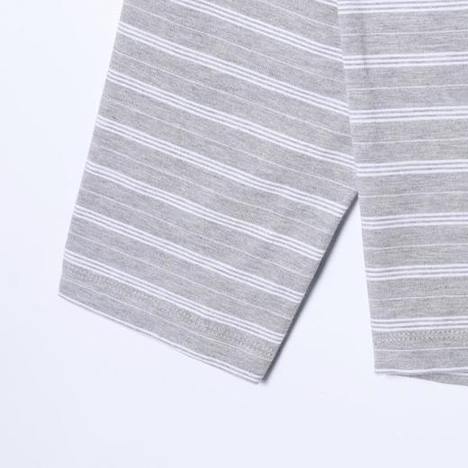 1756SDSA男装2026新款高贵轻奢韩版简约撞色条纹连帽长袖T恤百搭宽松 商品图4