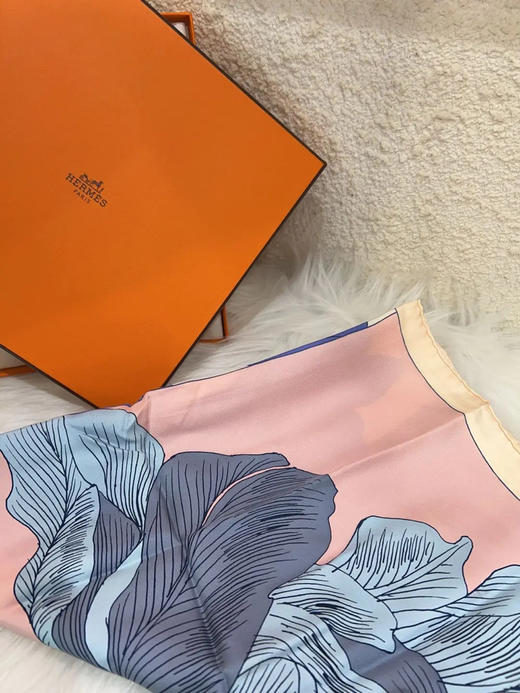 爱马仕 鸢尾彩虹 丝巾 商品图0