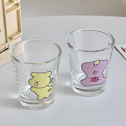 50ml粉象小熊杯玻璃杯-纪念日百货门店同款169648515 商品图0