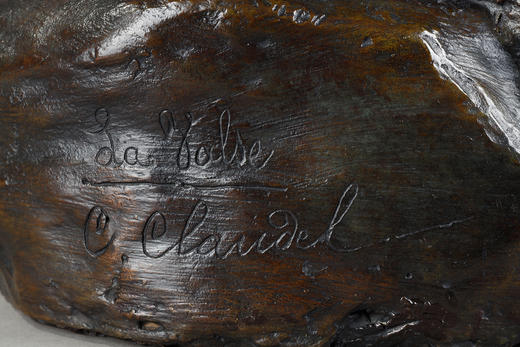 独角鹿西洋古董19世纪法国雕塑家卡米耶·克洛岱尔限量青铜雕塑作品《华尔兹》 商品图12