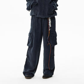 CryingCenter 轻薄铜氨做旧光泽雾感垂坠长裤 哭喊中心