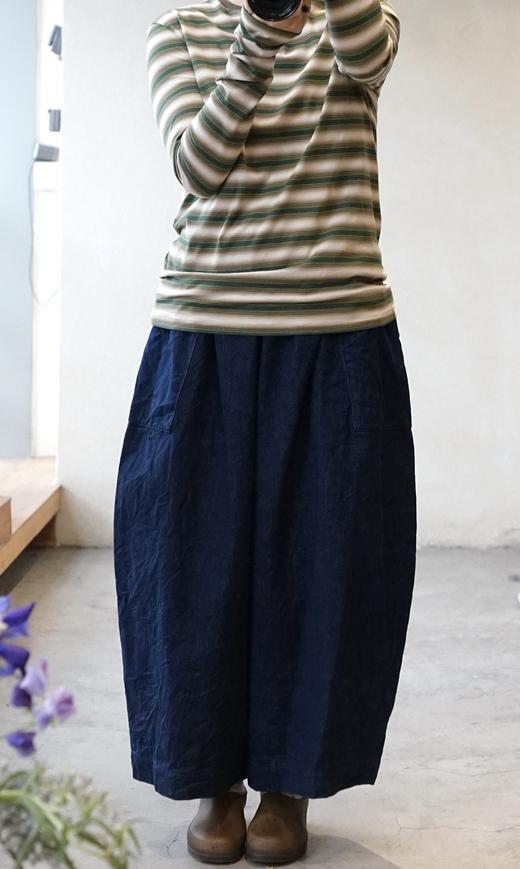 Auralee条纹圆领上衣 商品图4