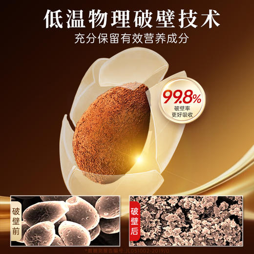 固元生泰破壁孢子粉 100g/瓶*2瓶 增强免疫力 中老年人营养滋补保健品 礼盒包装 商品图4