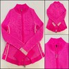 G家新款秋冬女士荧光拉链针织外套来啦！荧光色高品质也太明媚了！实物比照片还要清爽好看！整个人都活泼起来！已经可以想象在运动场上有多动人咯！荧光粉和荧光绿色这两个颜色都是热门色！运动场上亮色很出彩的！ 商品缩略图2
