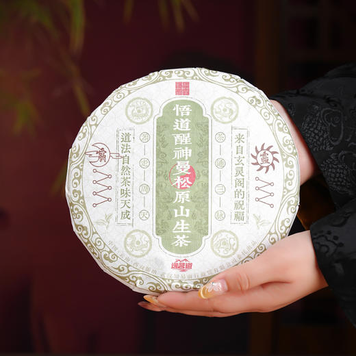 曼松古树普洱茶饼原山生茶礼盒悟道醒神云南小叶种晒青毛茶 商品图5