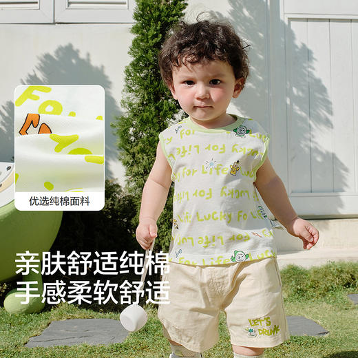 【balaOne】巴拉巴拉童装宝宝无袖背心婴儿上衣2026新款夏装时尚 商品图3